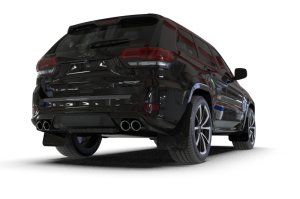 Jeep Grand Cherokee Trackhawk Mud Flap - Rally Armor - UR Black with White Logo - Black - `18-`22
